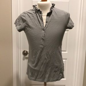 Jcrew ruffle neck polo shirts